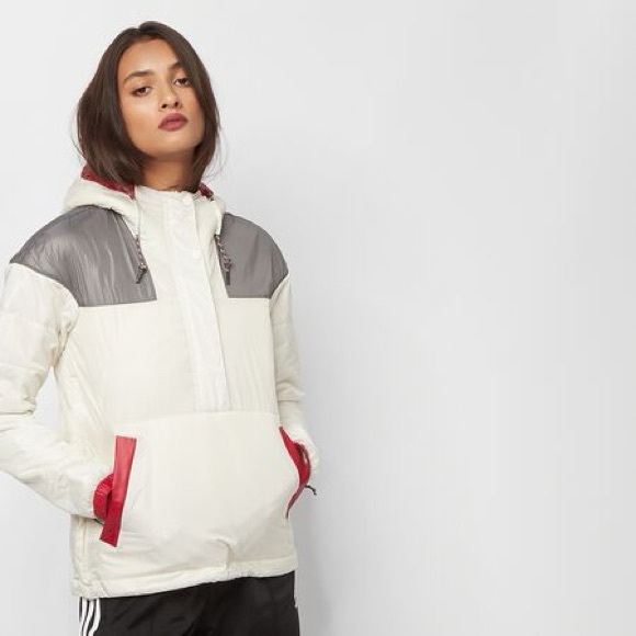 Columbia Women's Lodge Pullover Jacket, Chalk, City Grey, Small - Picture 2 of 15